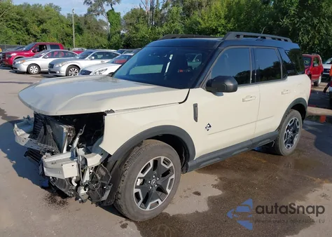 2024 Ford Bronco Sport Outer Banks z USA, uszkodzony, nr VIN 3FMCR9C67RRE23352